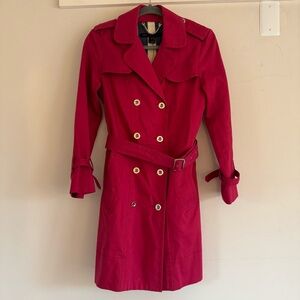 Marc by Marc Jacobs Pink Trench Coat Belted